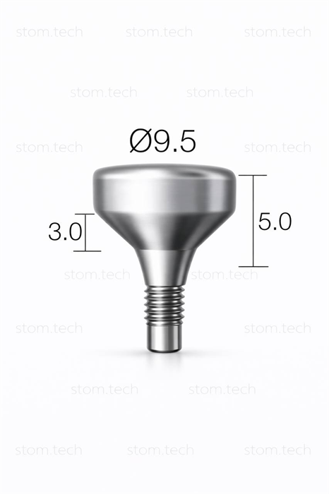 Формирователь десны Dentium Implantium, Superline, D=9.5 G/H=3 H=5 10063