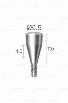 Формирователь десны Dentium Implantium, Superline, D=5.5 G/H=4 H=7 10056