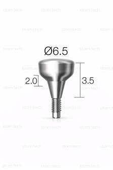 Формирователь десны Dentium Implantium, Superline, D=6.5 G/H=2 H=3.5 10058
