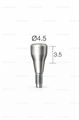 Формирователь десны Dentium Implantium, Superline, D=4.5 G/H=2 H=3.5 10050