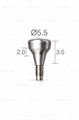 Формирователь десны Dentium Implantium, Superline, D=5.5 G/H=2 H=3.5 10054