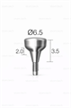 Формирователь десны Dentium Implantium, Superline, D=6.5 G/H=2 H=3.5 10058