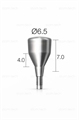 Формирователь десны Dentium Implantium, Superline, D=6.5 G/H=4 H=7 10060