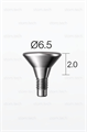Формирователь десны Dentium Implantium, Superline, D=6.5 G/H=2 H=2 10057