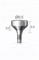 Формирователь десны Dentium Implantium, Superline, D=9.5 G/H=3 H=5 10063